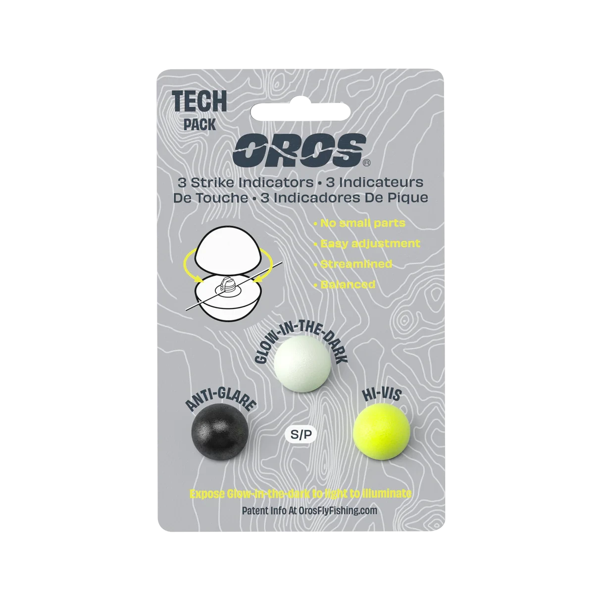 Oros Strike Indicator 3-pack Tech Pack- Small Strike Indicators