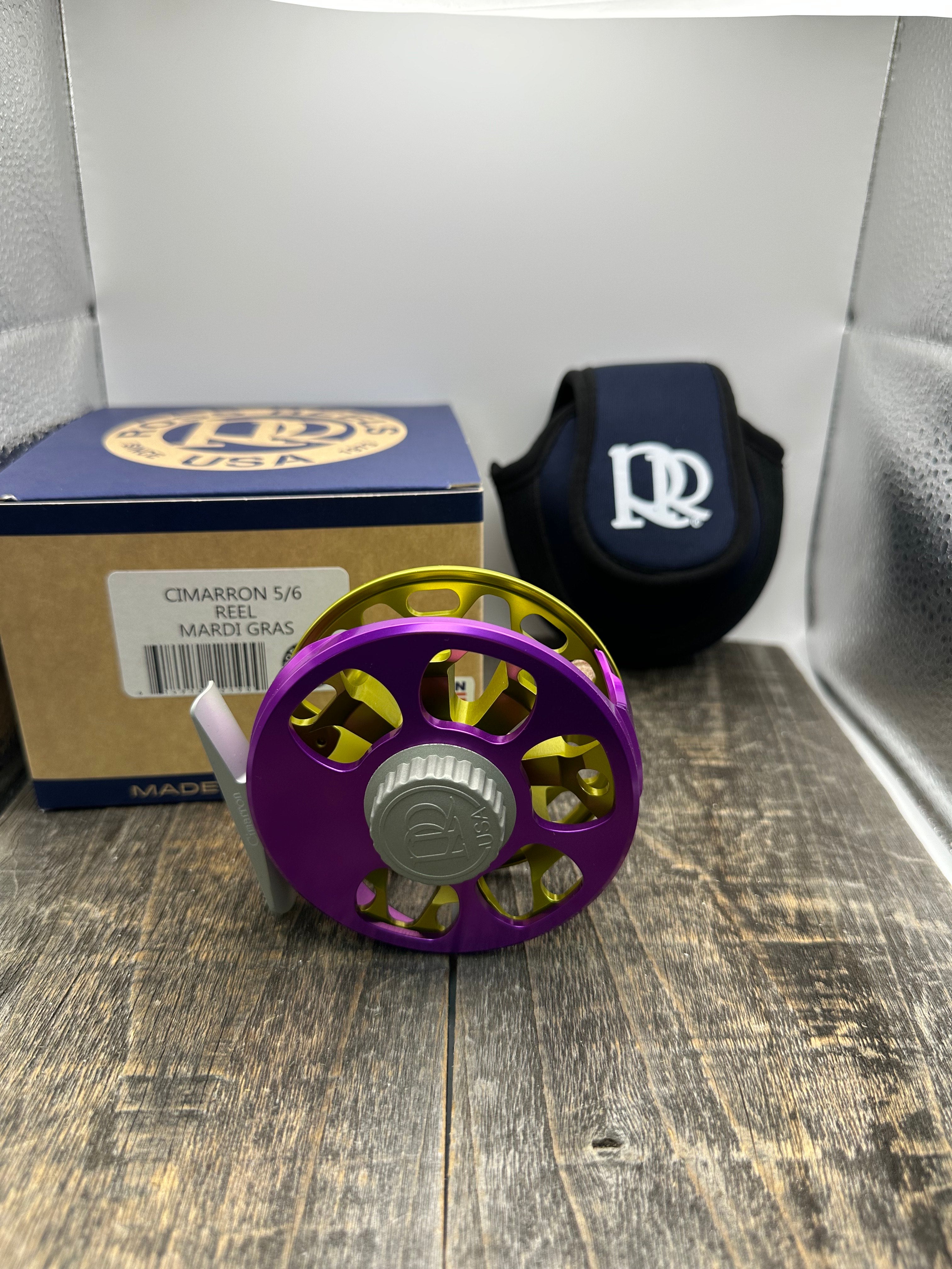 Ross Reels Cimarron Special Edition-Mardi Gras Fly Reel