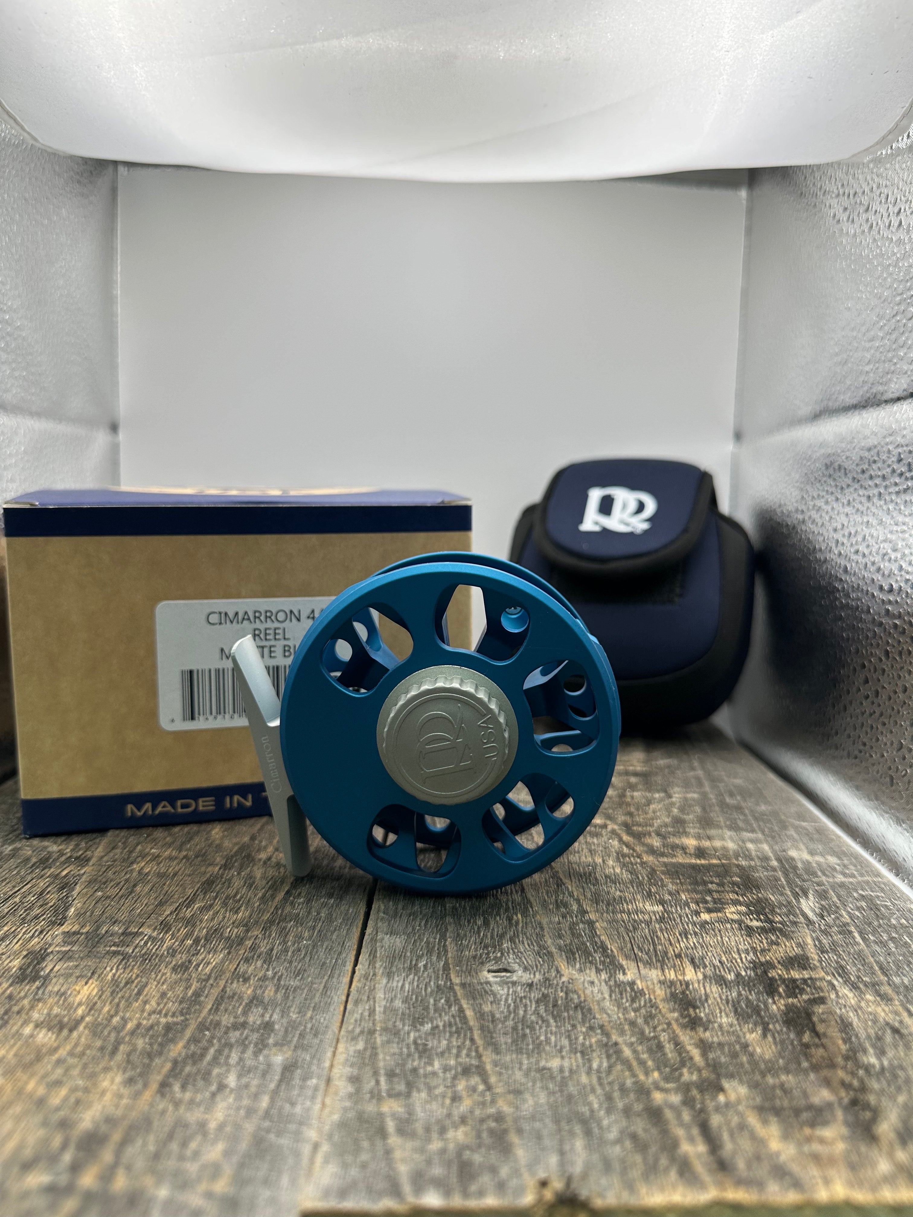 Ross Reels Cimarron Special Edition-Matte Blue Fly Reel