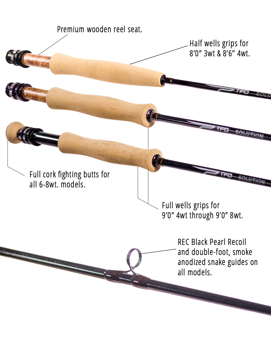 TFO Solution Fly Rod w/Case Fly Rods