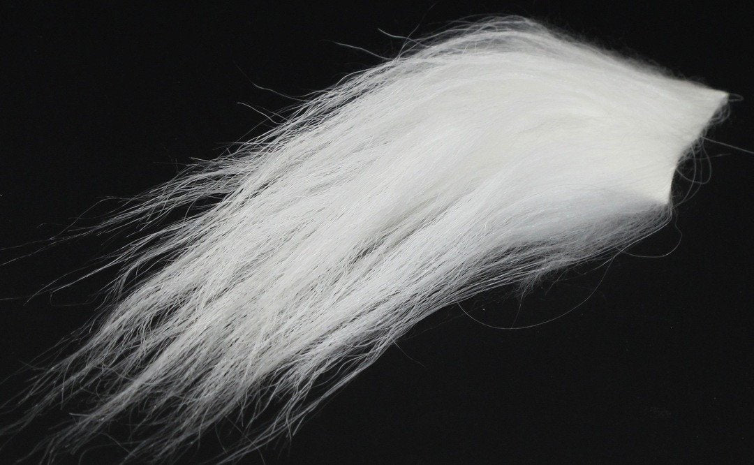 Cashmere Goat Streamer Hair White