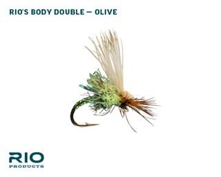 RIO Olive Caddis Dry Assortment Flies