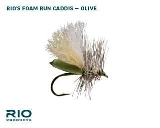 RIO Olive Caddis Dry Assortment Flies