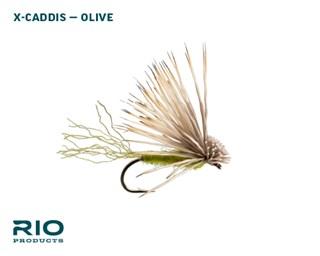 RIO Olive Caddis Dry Assortment Flies