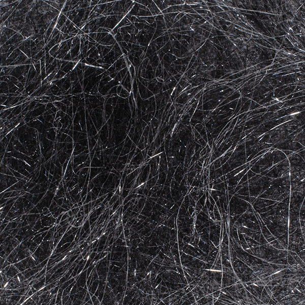 Arizona Crystal Minnow Hair Black Flash, Wing Materials