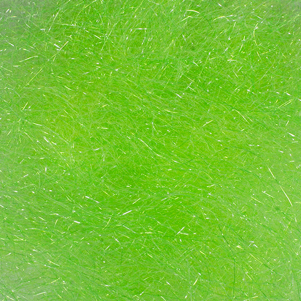 Arizona Crystal Minnow Hair Chartreuse Flash, Wing Materials