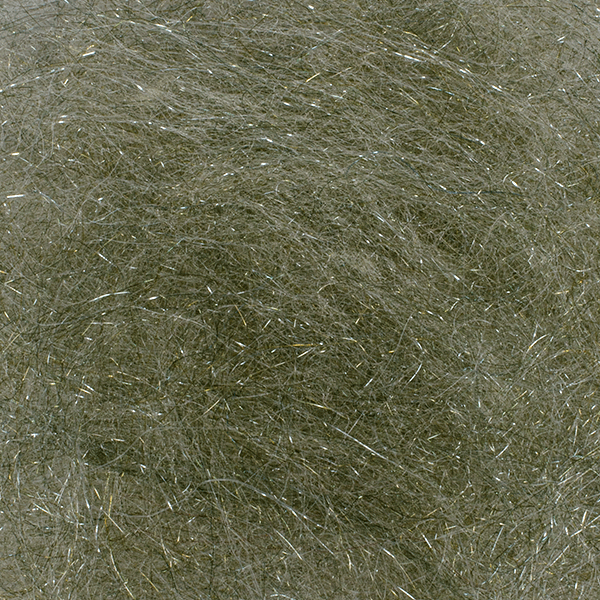 Arizona Crystal Minnow Hair Dark LMB Flash, Wing Materials