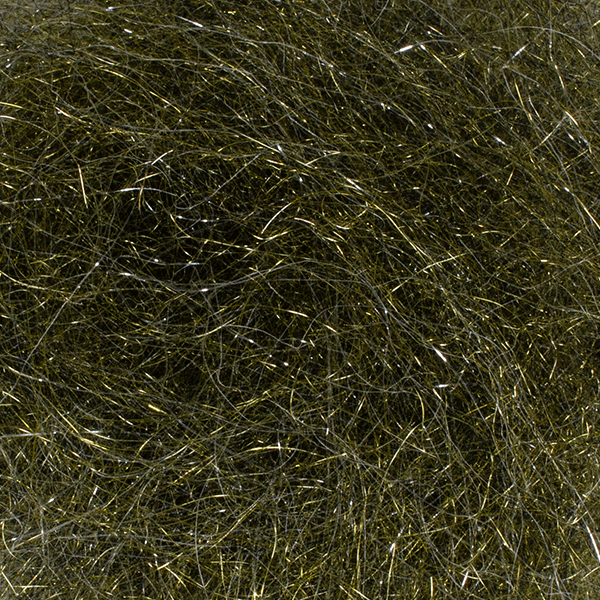 Arizona Crystal Minnow Hair Dark Olive Flash, Wing Materials