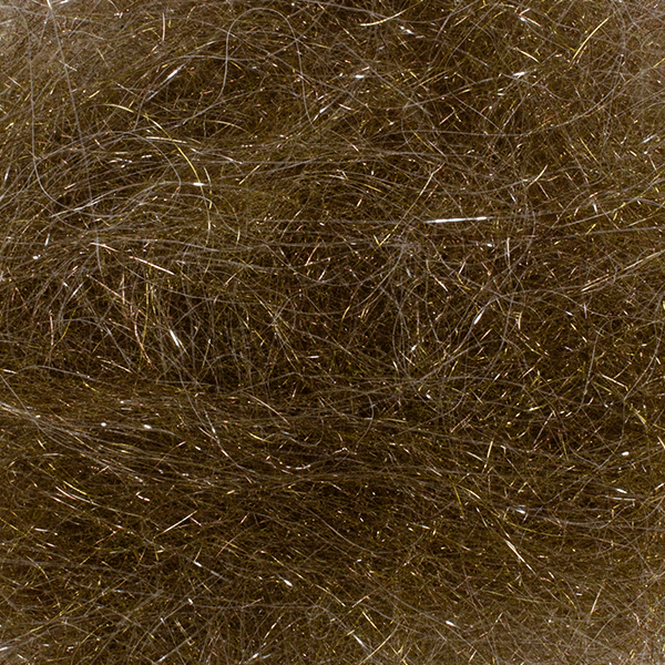 Arizona Crystal Minnow Hair Dark Olive Brown Flash, Wing Materials