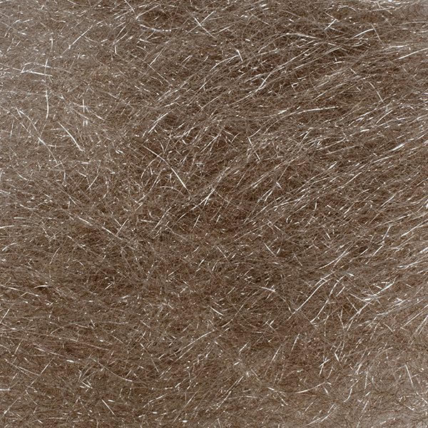 Arizona Crystal Minnow Hair Light Brown Flash, Wing Materials