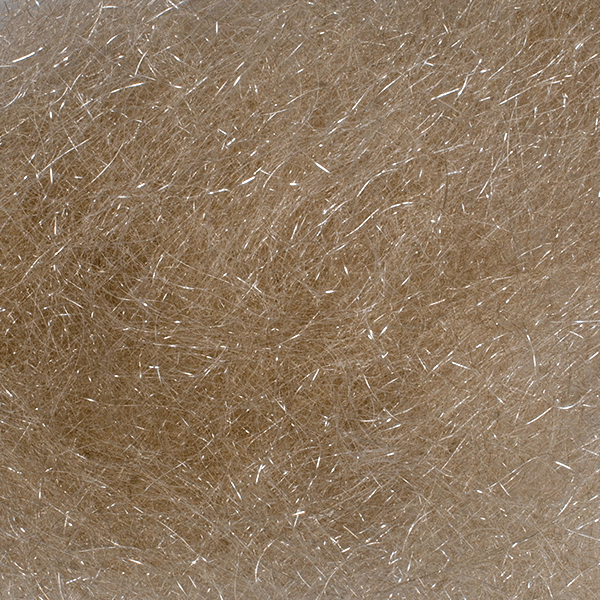 Arizona Crystal Minnow Hair Light Olive Yellow Flash, Wing Materials