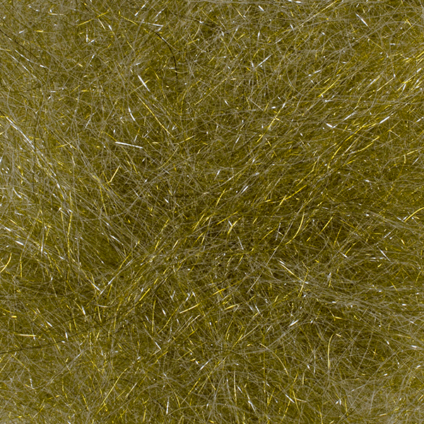 Arizona Crystal Minnow Hair Olive Flash, Wing Materials