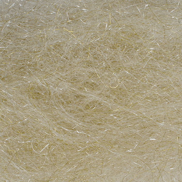 Arizona Crystal Minnow Hair Olive Yellow Flash, Wing Materials