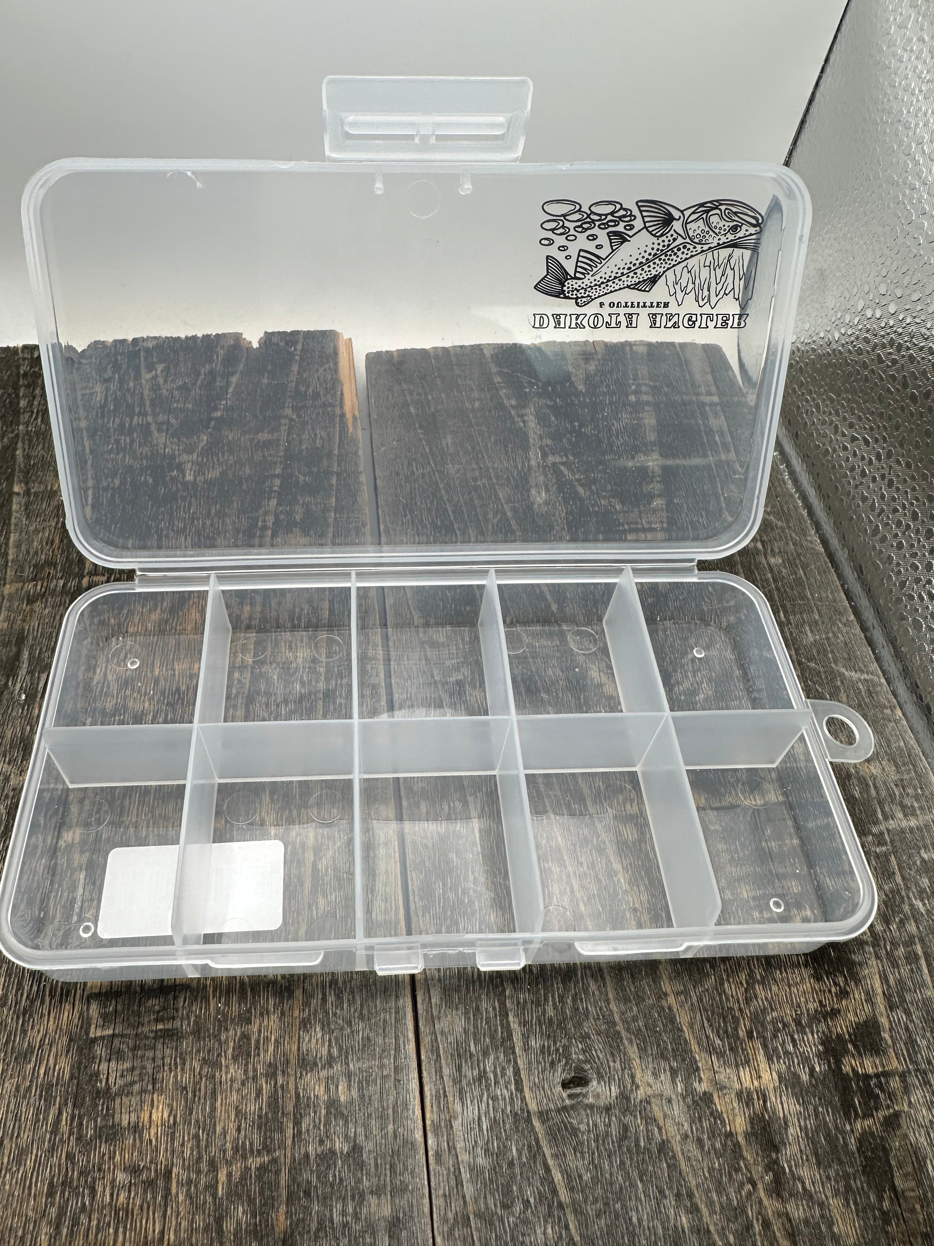 DAO 10 Compartment Clear Poly Fly Box Fly Box