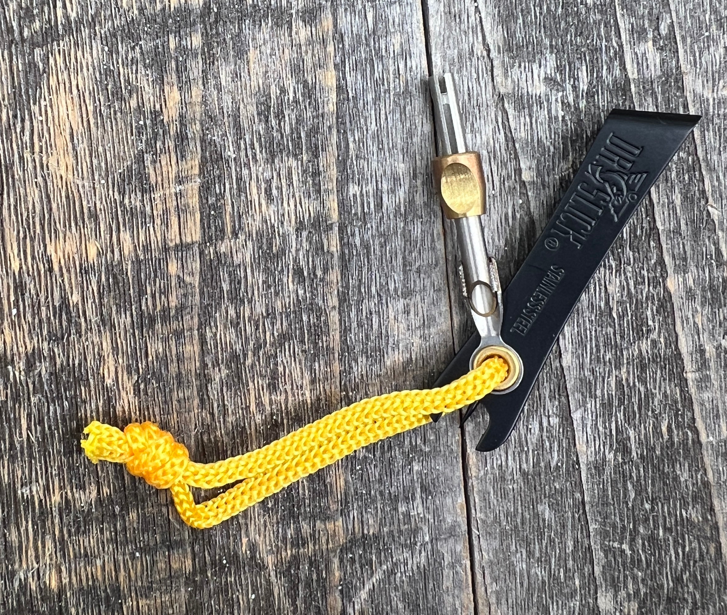 Dr. Slick Nipper w/Pin, File Off Set Cutter & Knot Tyer 2" Black