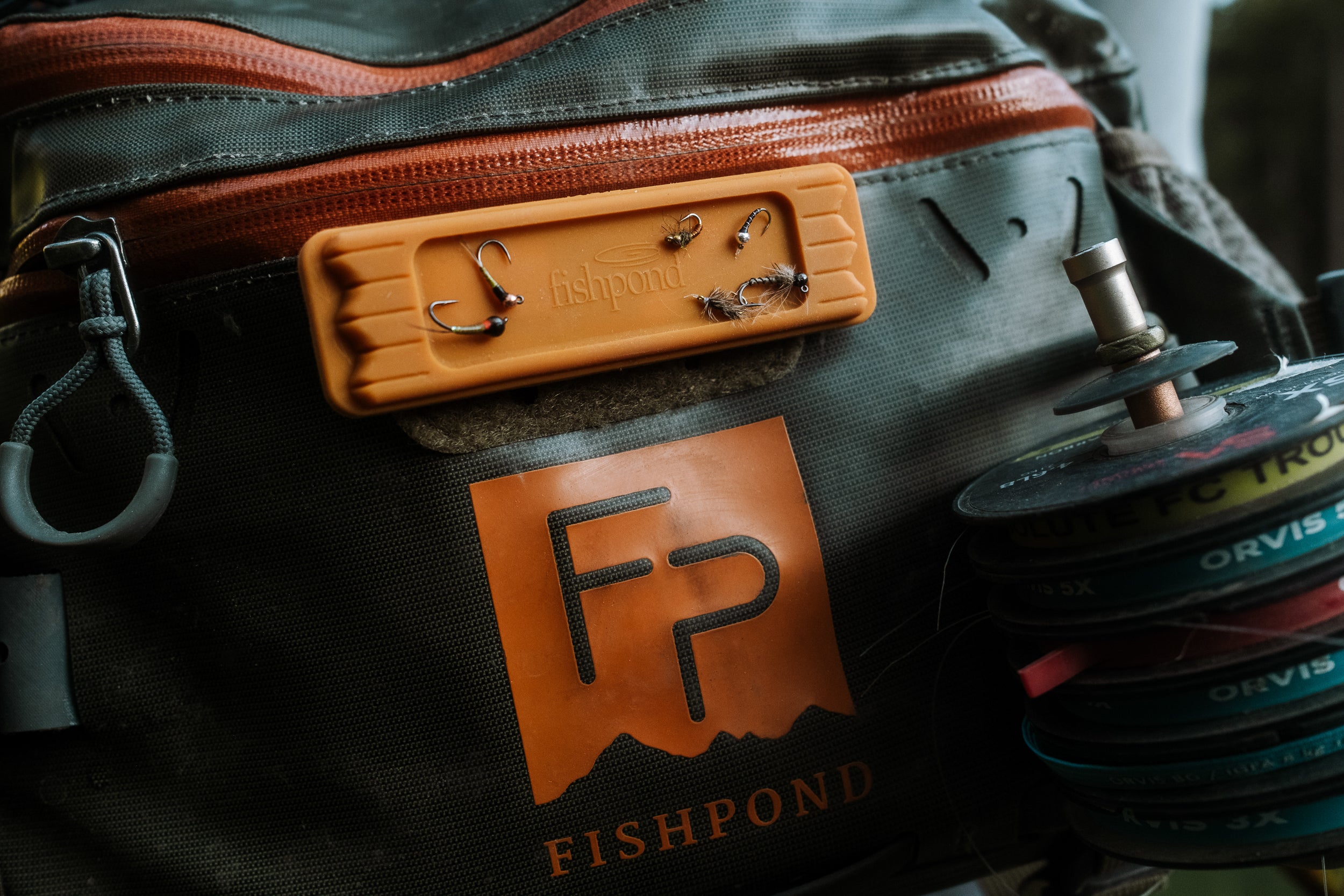 Fishpond Tacky Fly Dock- Magpad- Burnt Orange Fly Box