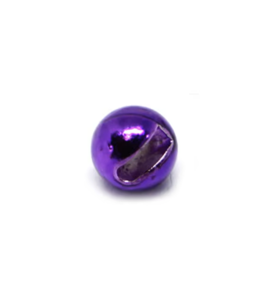 Fulling Mill Slotted Tungsten Bead 25 Pack- Metallic Colors Metallic Purple / 1.5mm Beads, Eyes, Coneheads