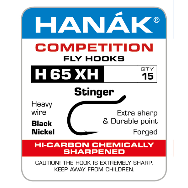 Hanak 65 XH Stinger Hooks - 15 pack #02 Hooks