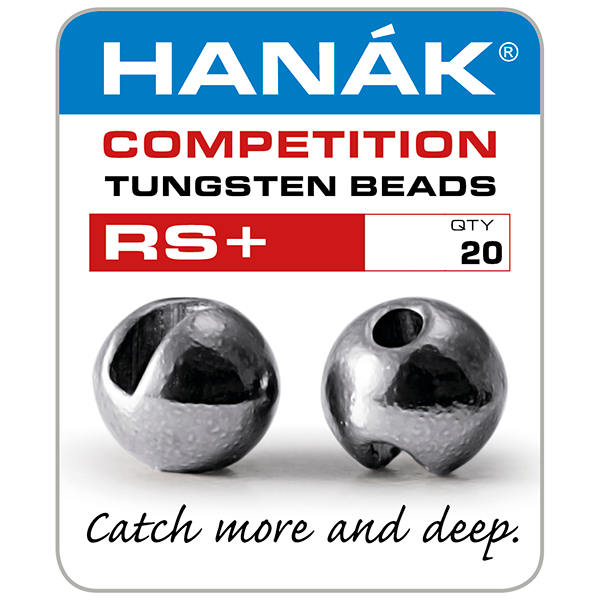 Hanak Tungsten Slotted Beads RS+ 20 Pack Beads, Eyes, Coneheads
