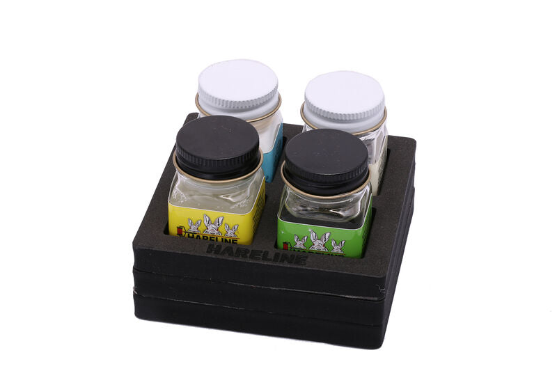 Hareline Head Cement Combo set with Foam Glue Station ORMD Cements, Glue, Epoxy