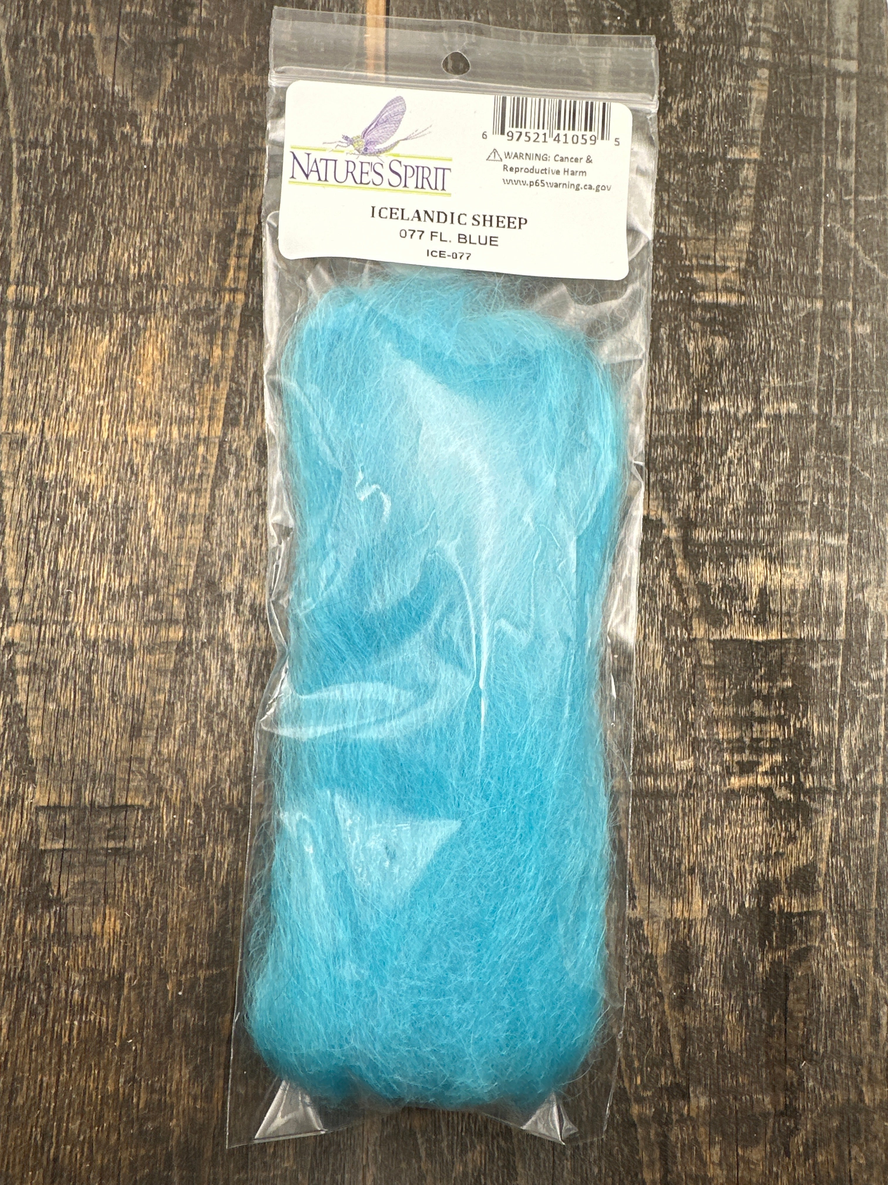 Nature's Spirit Icelandic Sheep Hair Fl. Blue Hair, Fur