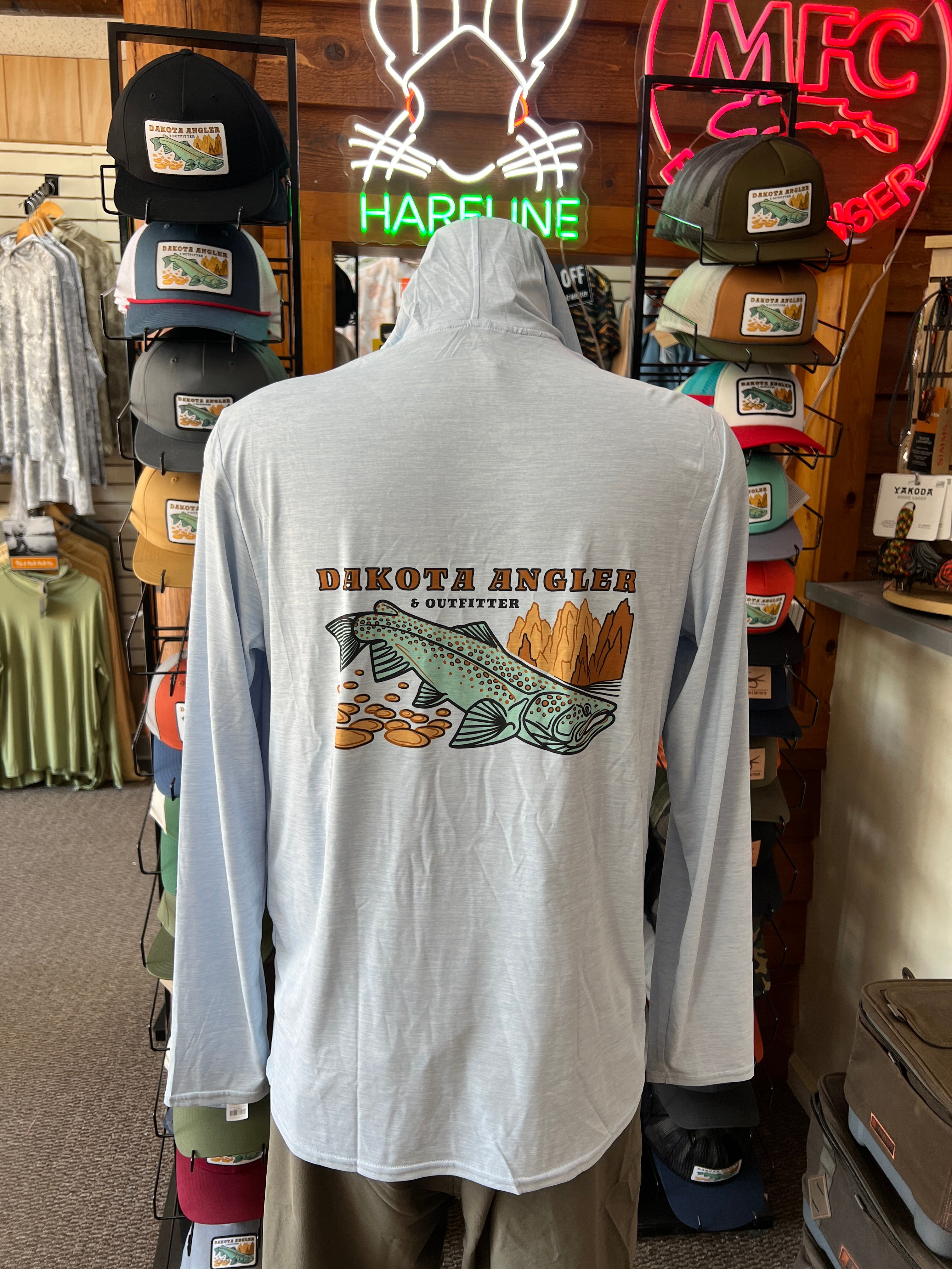 Patagonia Men's Logo Cap Cool Daily Hoody Fleck Blue / Small Clothing