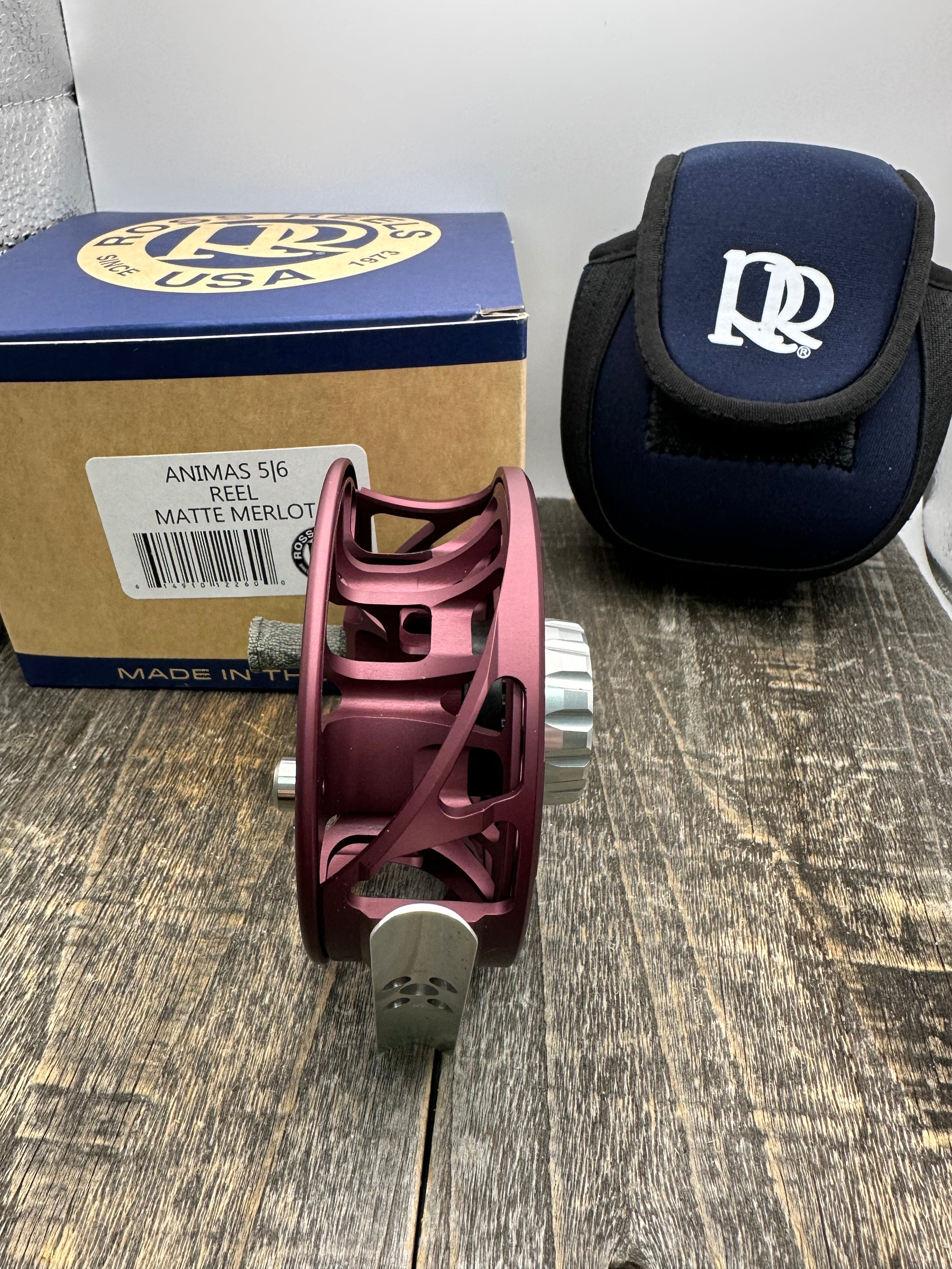 Ross Reels Animas Special Edition-Matte Merlot 5/6 Fly Reel