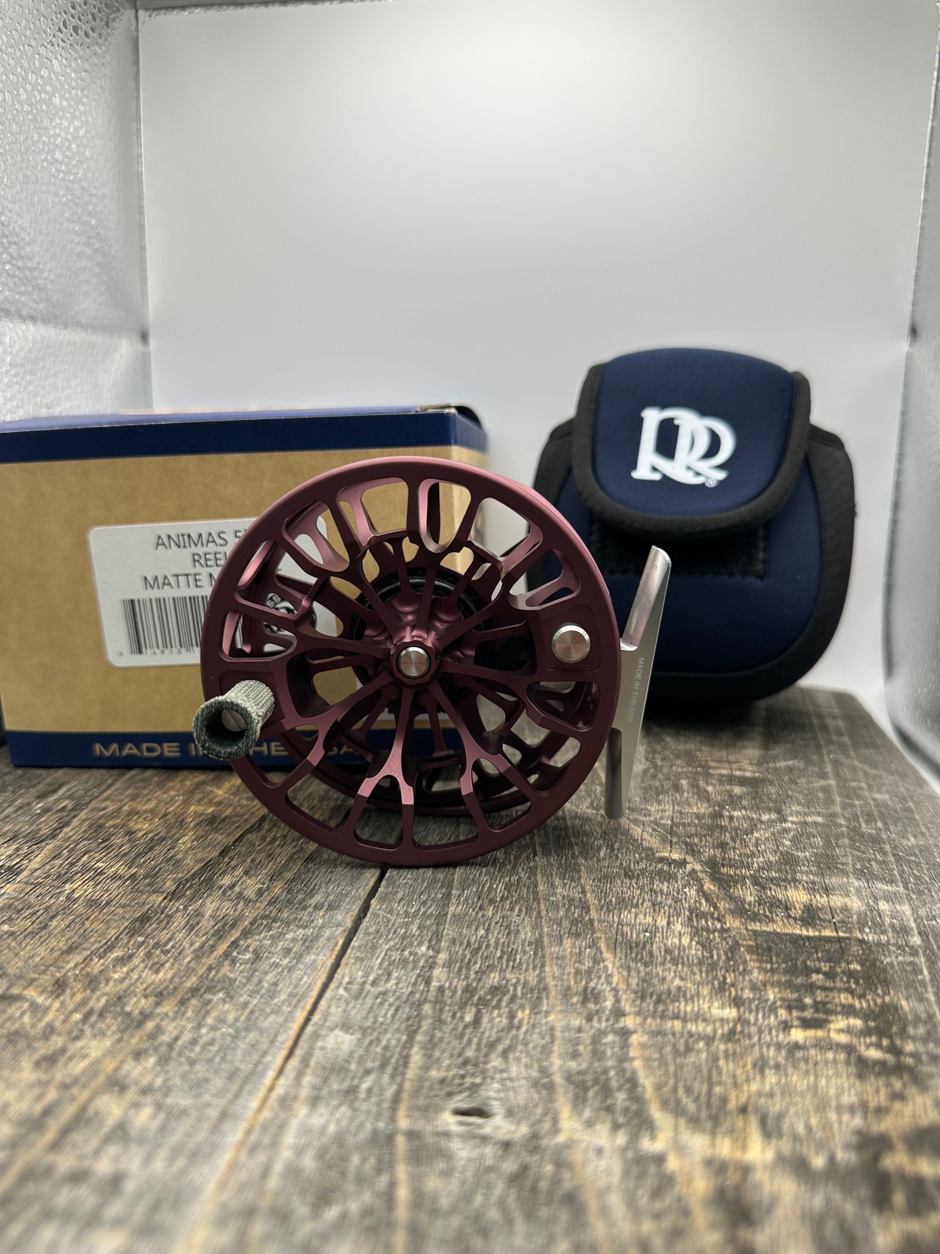 Ross Reels Animas Special Edition-Matte Merlot 5/6 Fly Reel