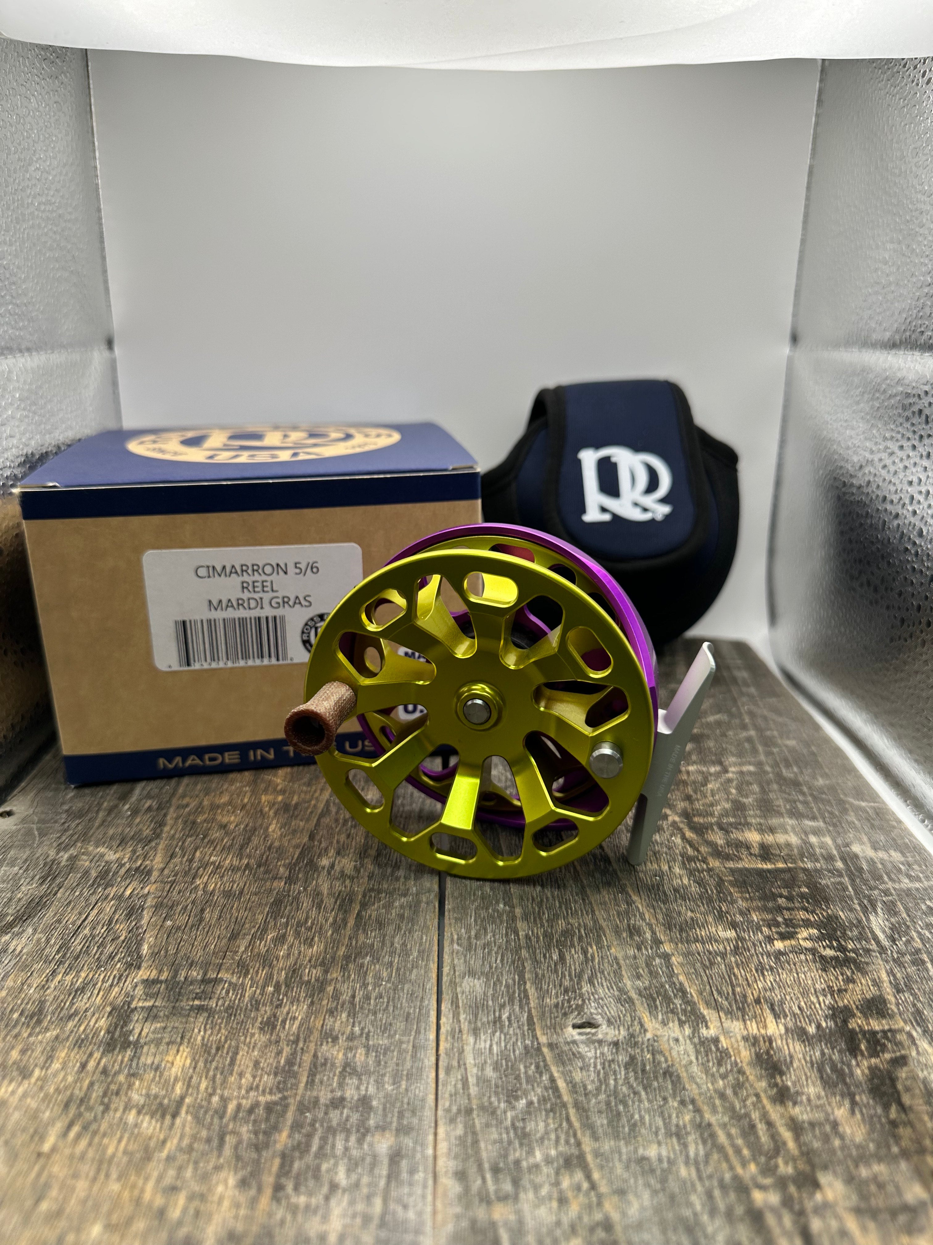 Ross Reels Cimarron Special Edition-Mardi Gras 5/6 Fly Reel