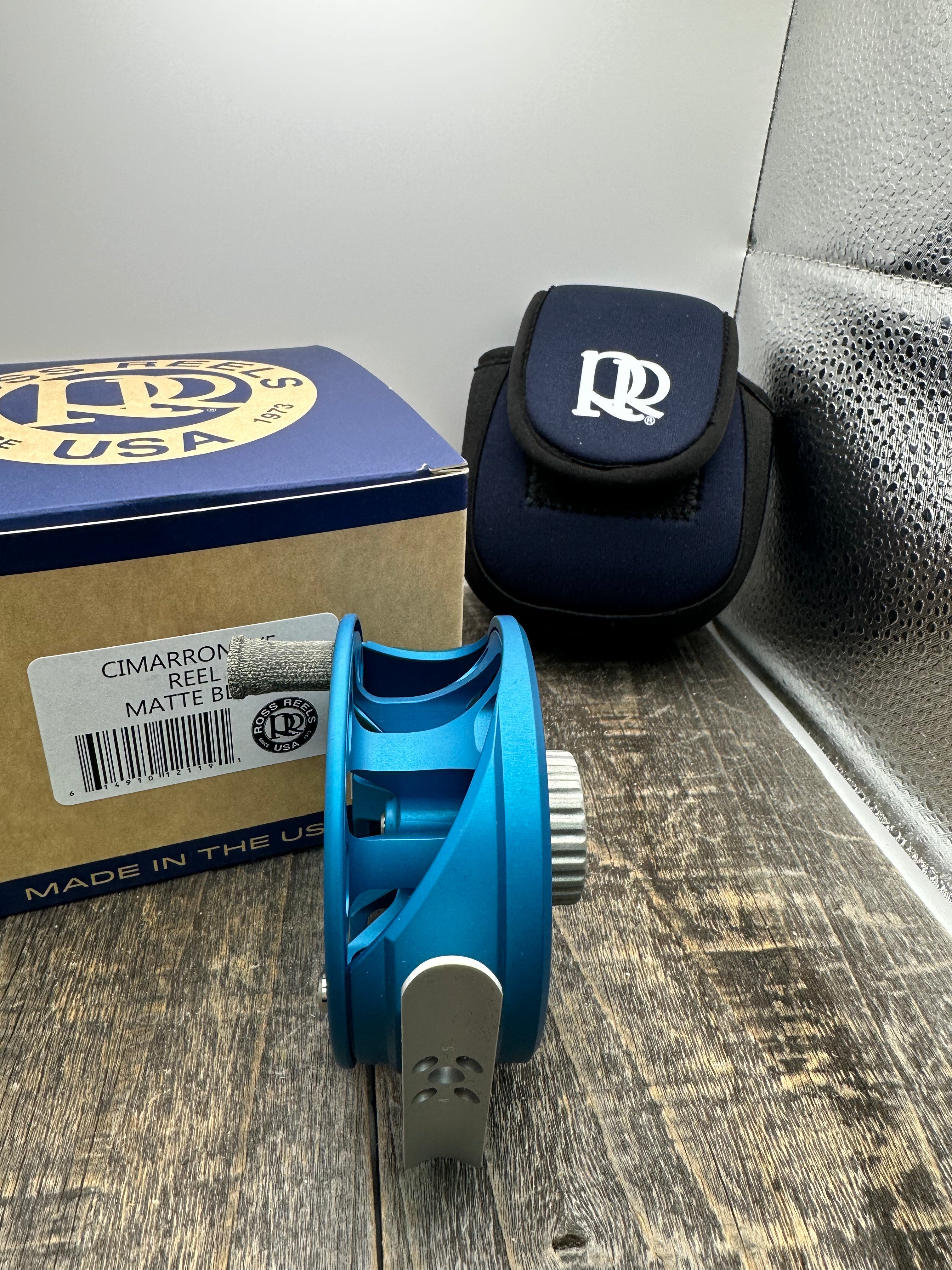 Ross Reels Cimarron Special Edition-Matte Blue Fly Reel