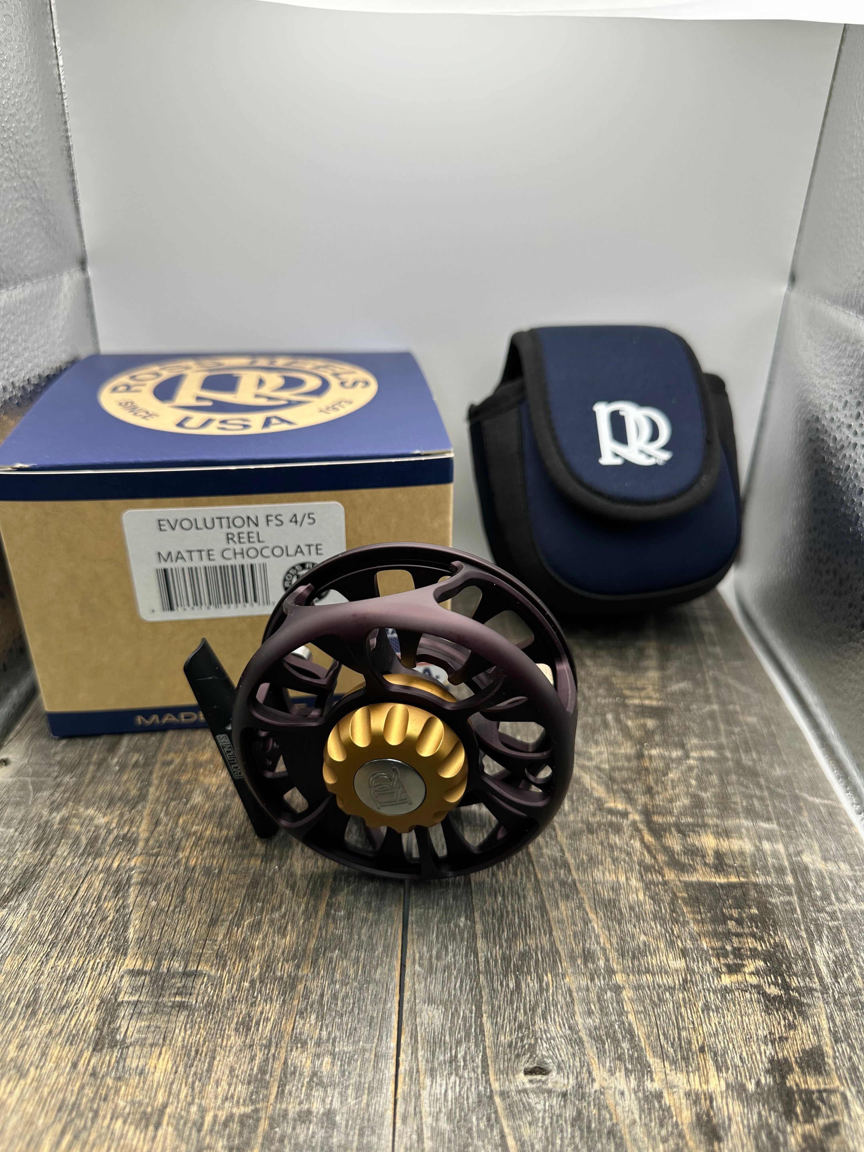 Ross Reels Evolution FS Special Edition-Matte Chocolate Fly Reel