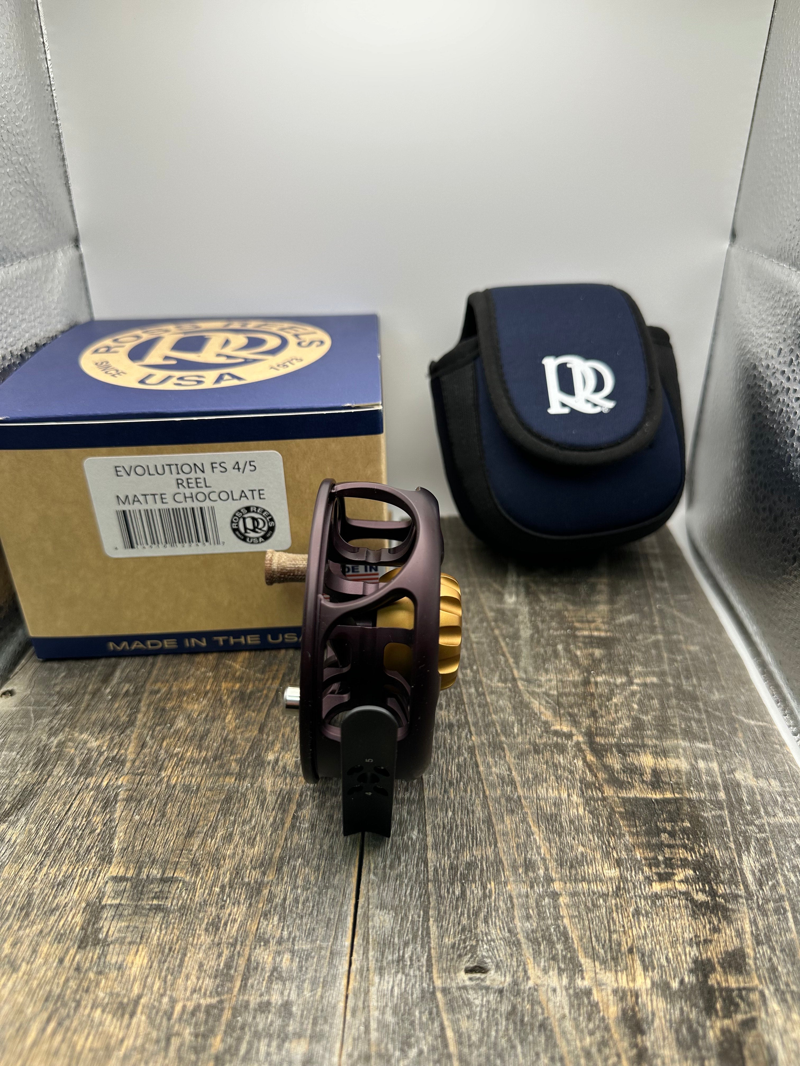 Ross Reels Evolution FS Special Edition-Matte Chocolate Fly Reel