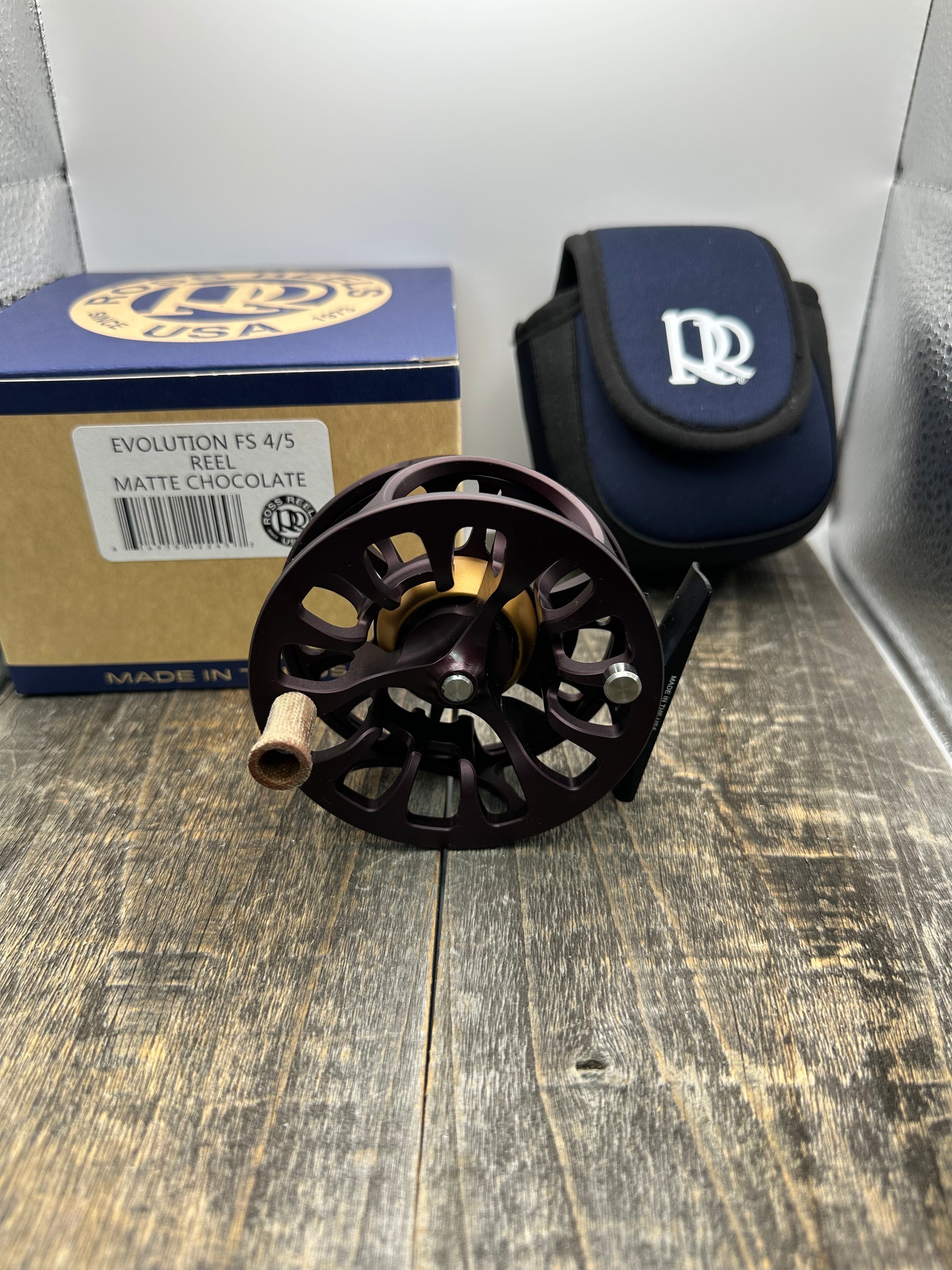 Ross Reels Evolution FS Special Edition-Matte Chocolate 4/5 Fly Reel