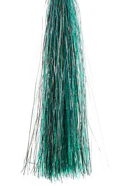 Senyo's Shadow Fiber Blend Blue Baitfish Flash, Wing Materials