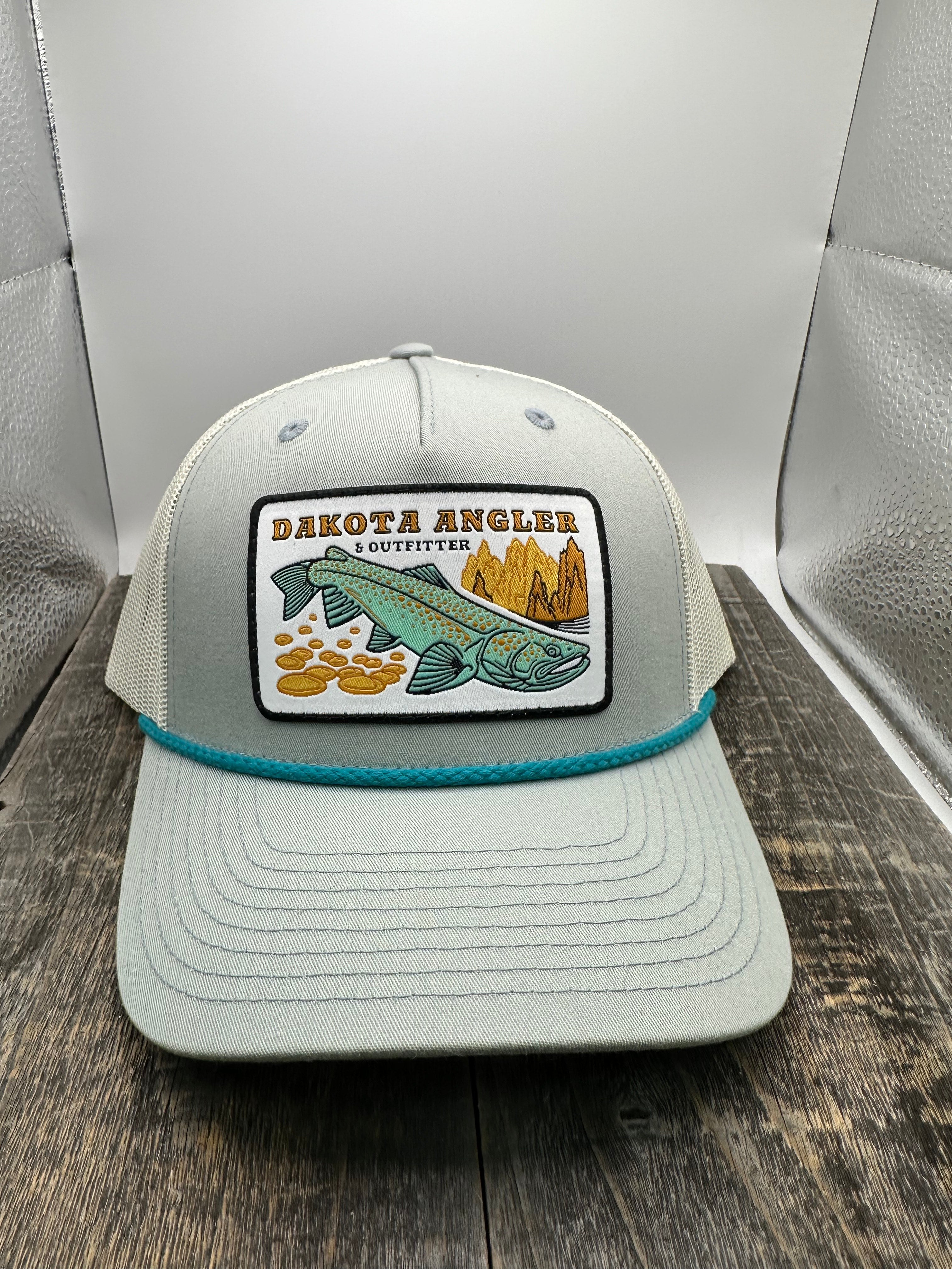 Shop Logo Patch Rope Trucker Cap Quarry/Birch Turquois Hats, Gloves, Socks, Belts