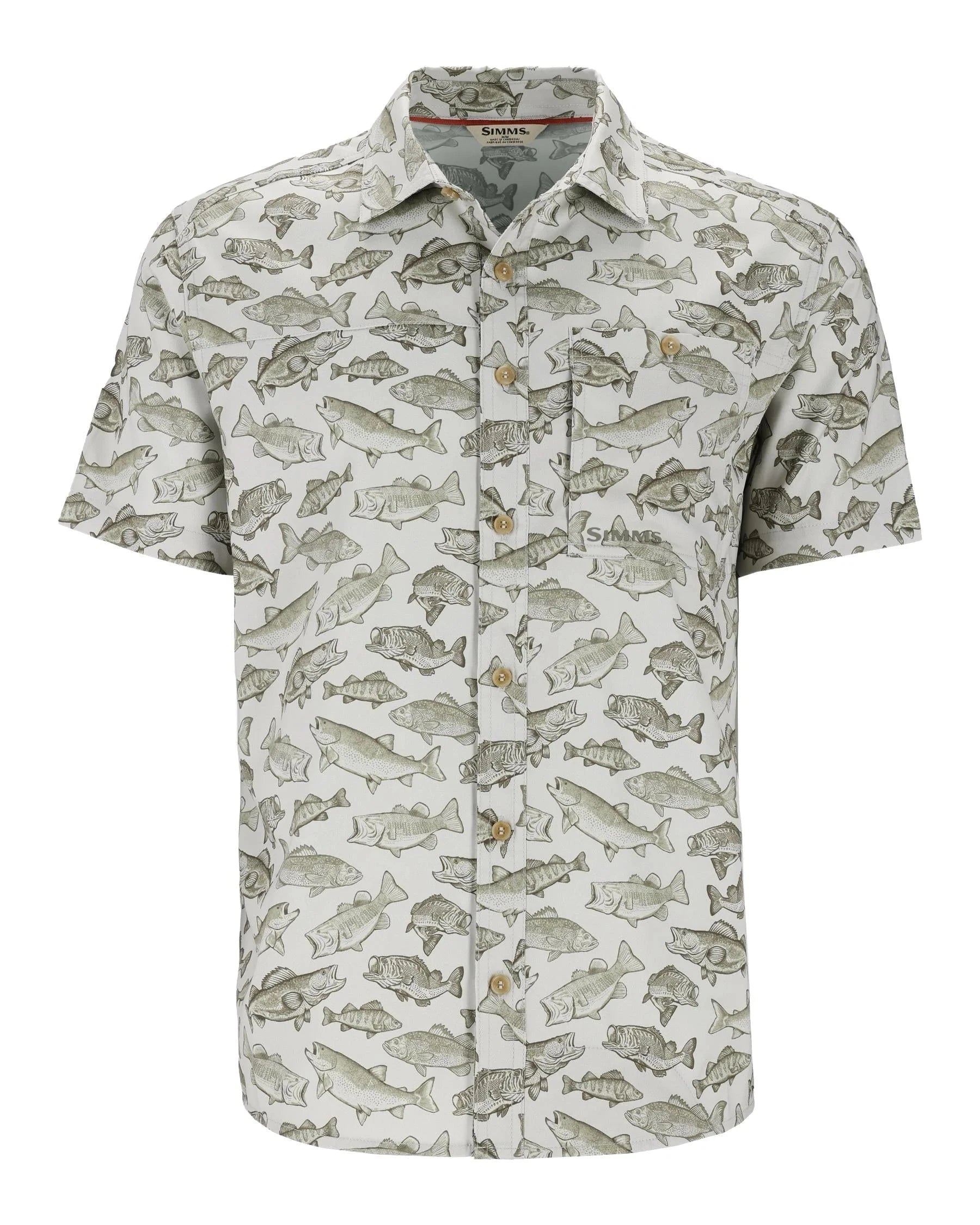 Simms Challenger Shirt -Short Sleeve Freshwater Aspen / M Clothing