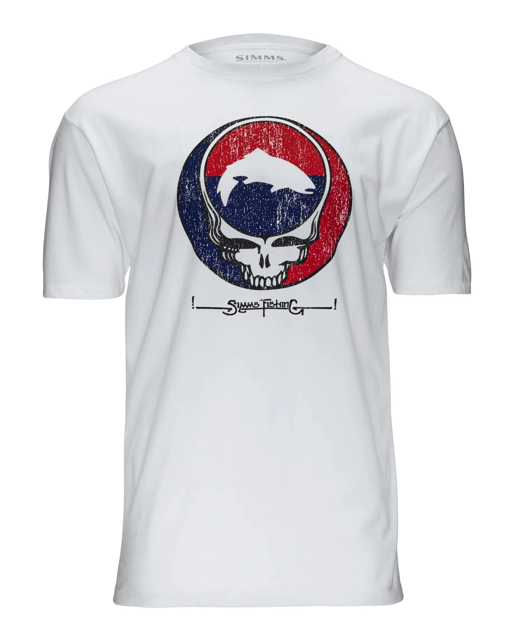Simms M's Grateful Dead Short Sleeve T-Shirt Steal Your Face - Classic / S Clothing