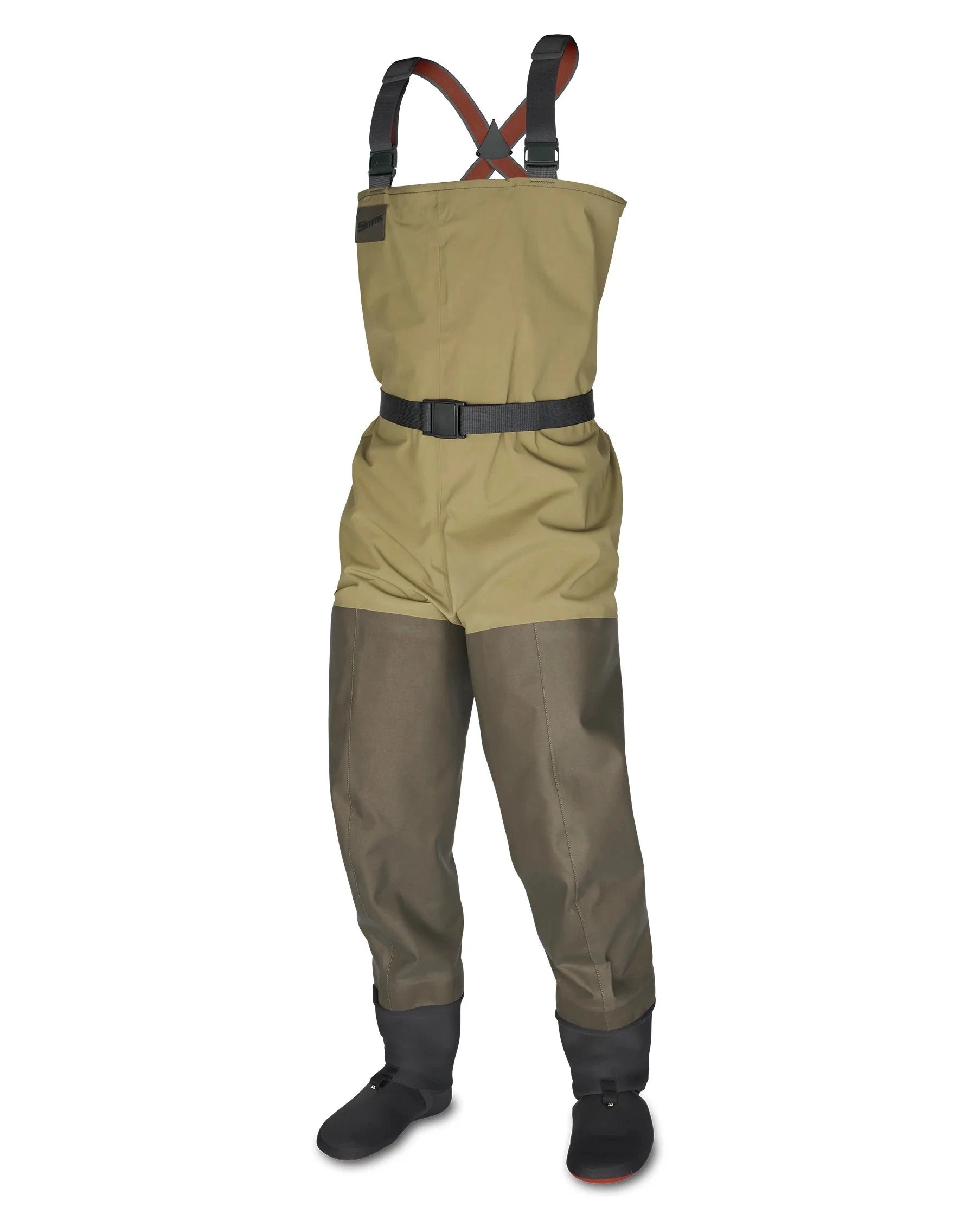Simms M's SecondWind Upcycle Stockingfoot Wader Tan / XS 7-8 Waders