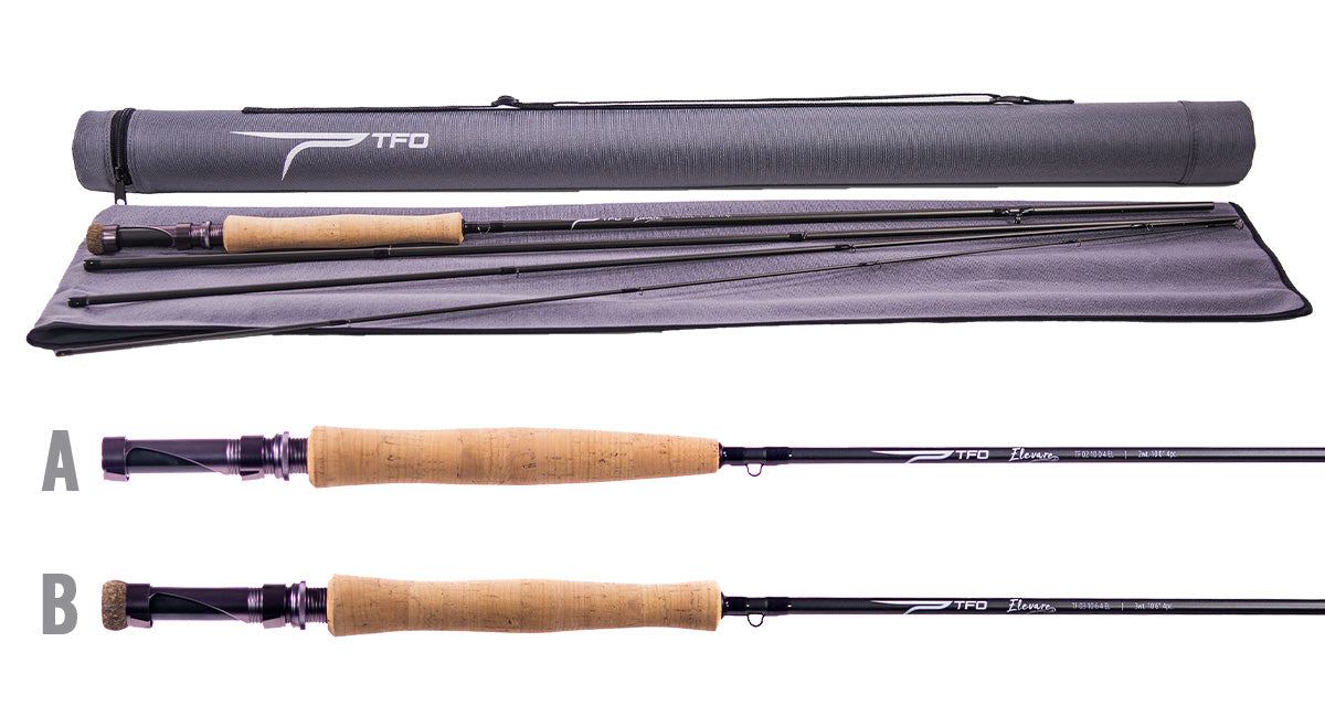 TFO Elevare Fly Rod w/ Case 2 wt. 10'0" 4 pc. Fly Rod