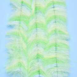 EP Crustaceous Brush w/ Micro Legs 1.5" UV Mantis Chartreuse Chenilles, Body Materials