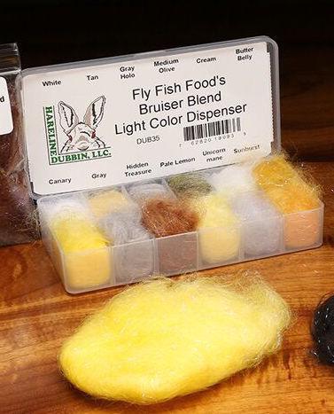 Fly Fish Food's Bruiser Blend Light Color Dispenser Default Dubbing