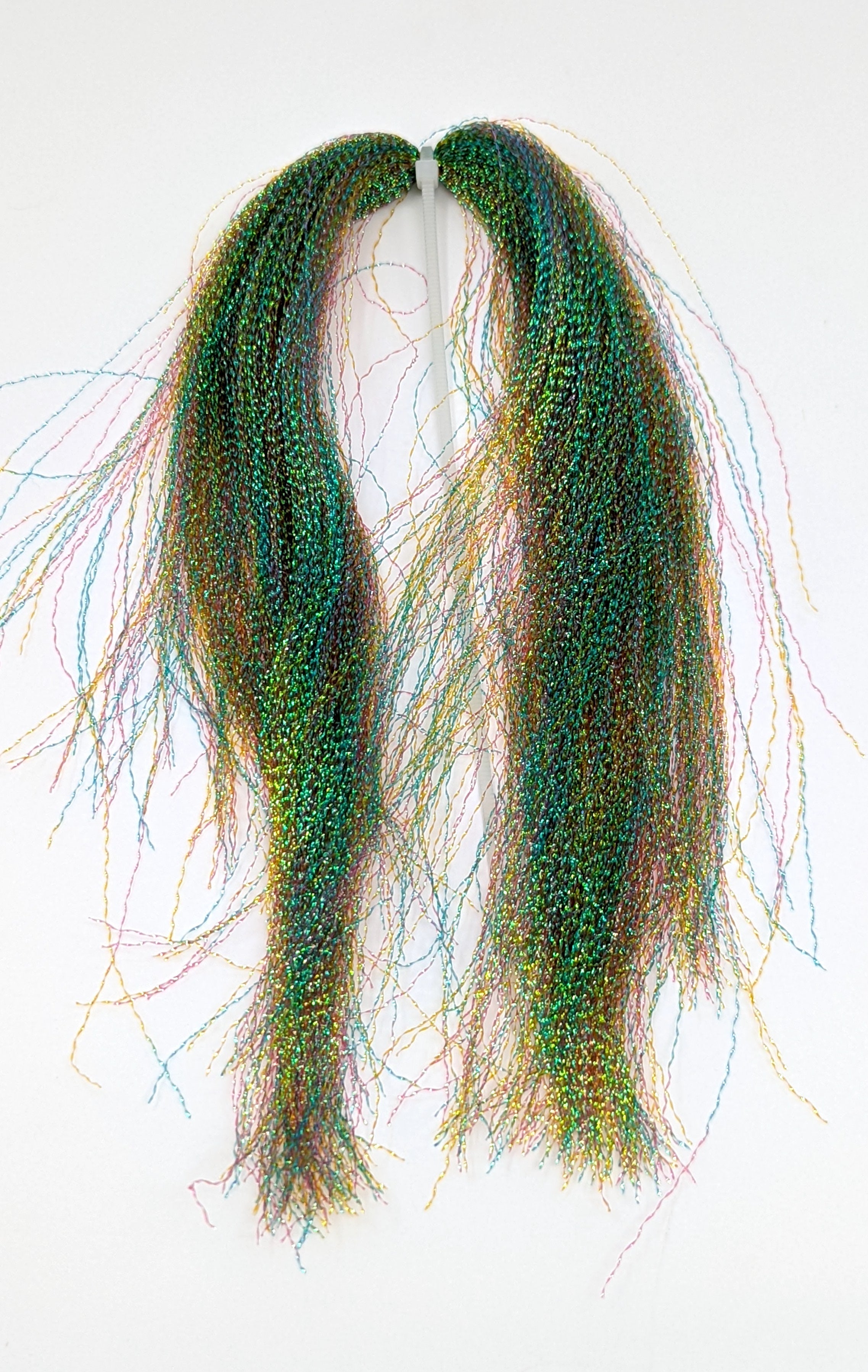 Hareline Dubbin Krystal Flash Mixed Colors Flash, Wing Materials