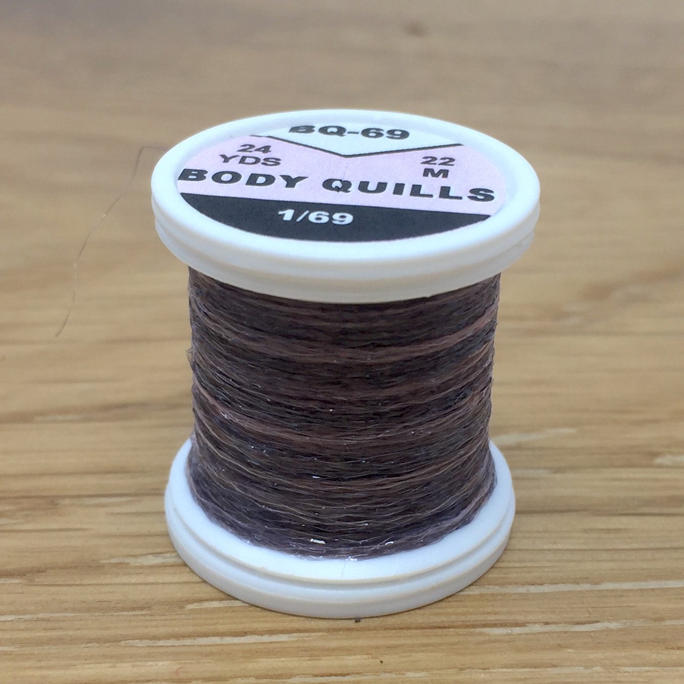 Hends Body Quills Grey - Pink Tip Multicolor (HD-BQ 69) Chenilles, Body Materials