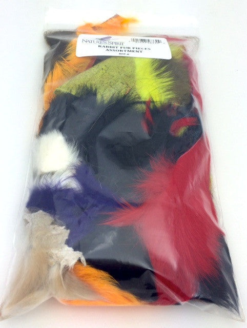 Natures Spirit Rabbit Fur Piece Assortment Hair, Fur