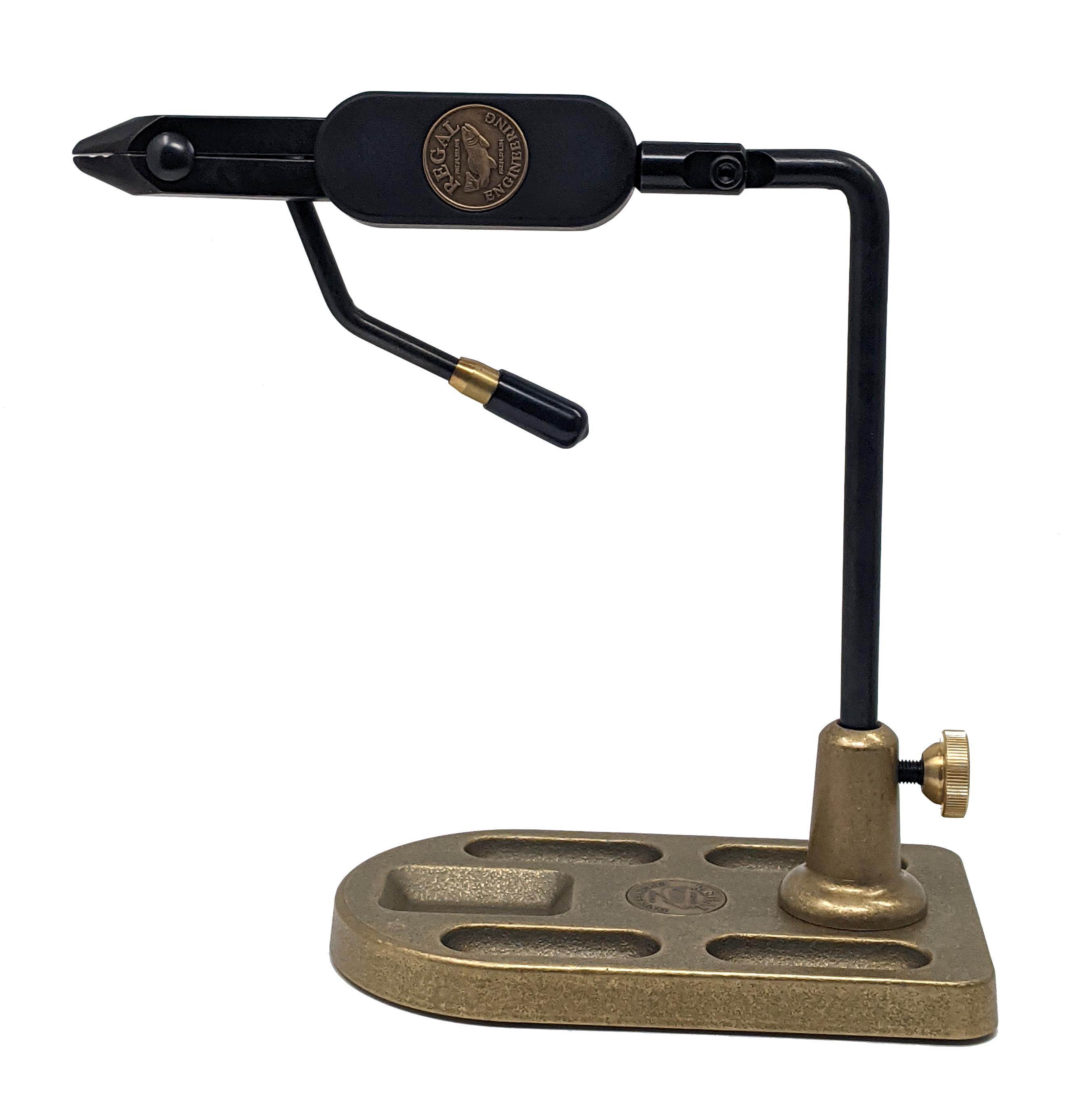 Regal Medallion Monster Vise Bronze Pocket Base Fly Tying Vises