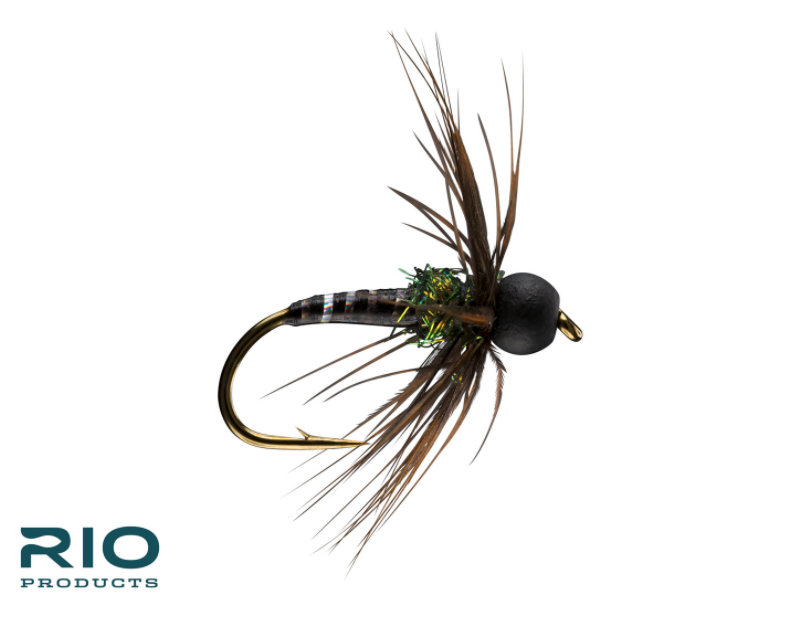 RIO Gum Dropper Licorice / 16 Flies