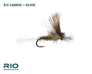 RIO Olive Caddis Dry Assortment Flies