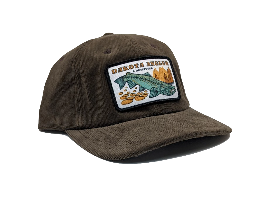 Shop Logo Patch Corduroy Dad Cap (c25-CO) Dark Loden Hats, Gloves, Socks, Belts